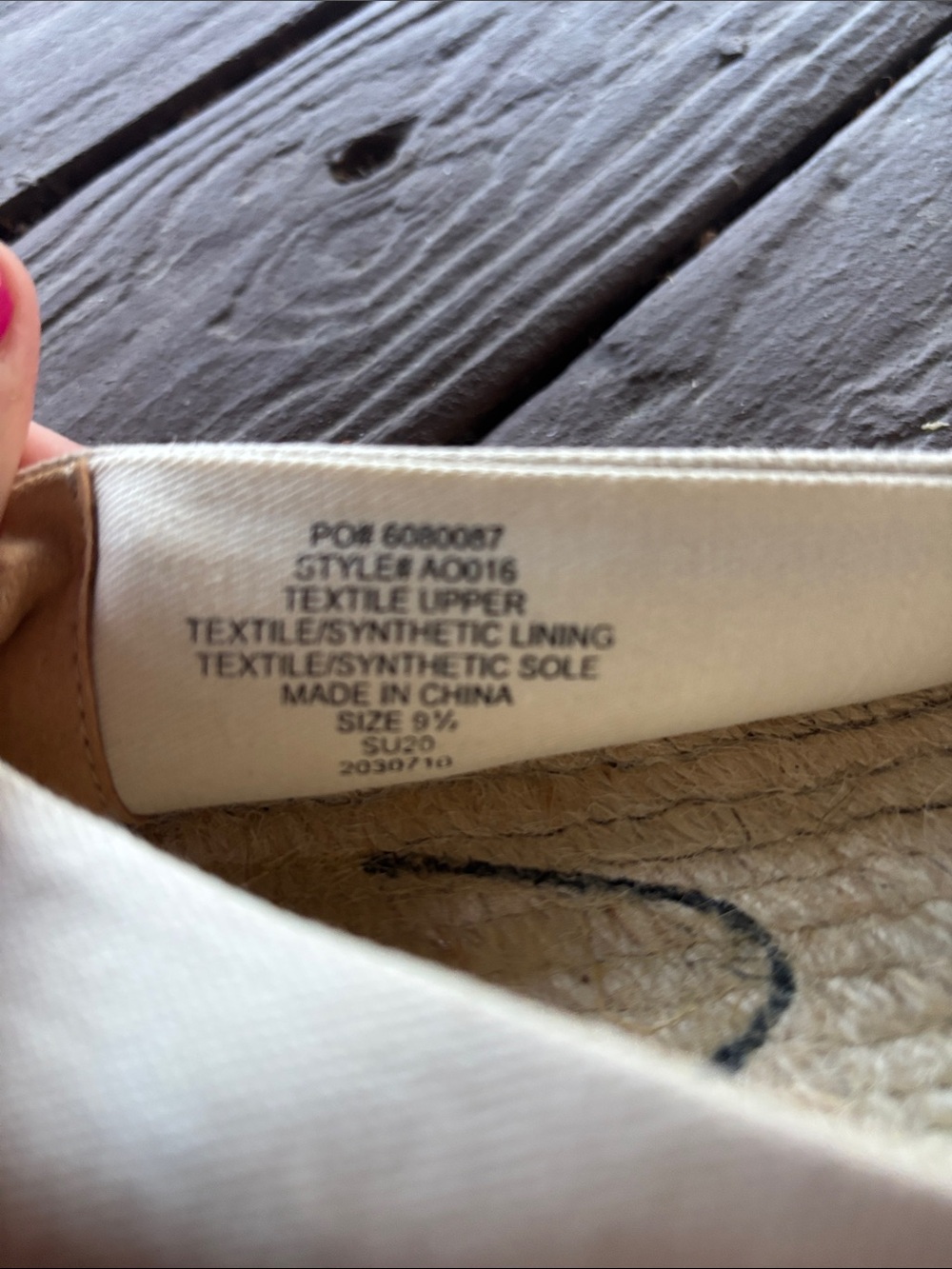 NWOT J Crew Cream Espadrilles PLEASE READ - Picture 5 of 5